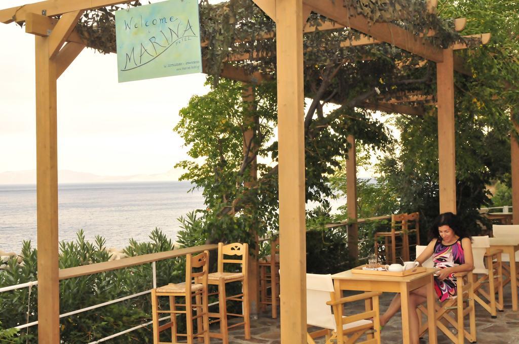 Marina Hotel Ágios Kírykos Buitenkant foto