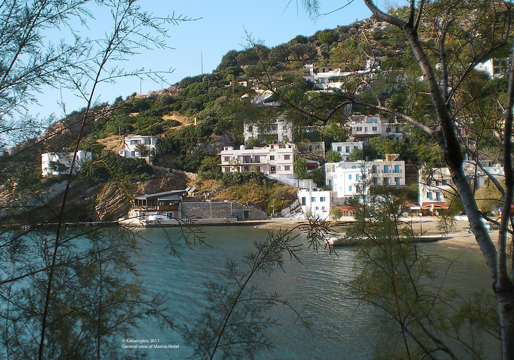 Marina Hotel Ágios Kírykos Buitenkant foto